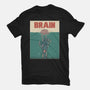 Brain Movie Poster-Womens-Basic-Tee-GODZILLARGE