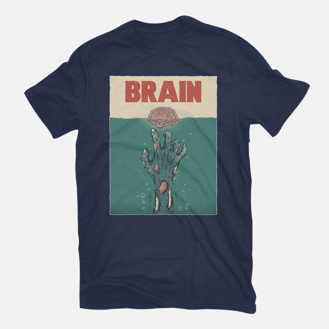 Brain Movie Poster-Mens-Premium-Tee-GODZILLARGE