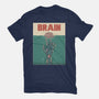 Brain Movie Poster-Mens-Premium-Tee-GODZILLARGE