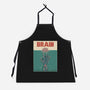 Brain Movie Poster-Unisex-Kitchen-Apron-GODZILLARGE