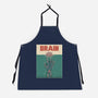 Brain Movie Poster-Unisex-Kitchen-Apron-GODZILLARGE