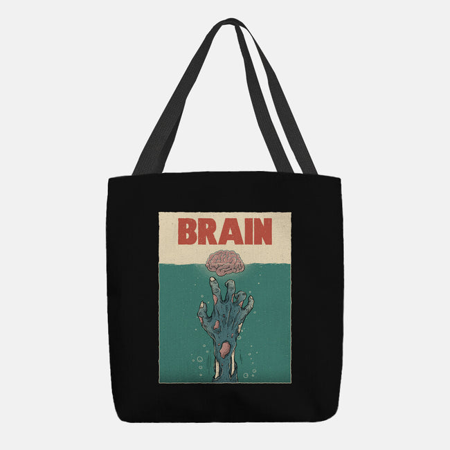 Brain Movie Poster-None-Basic Tote-Bag-GODZILLARGE