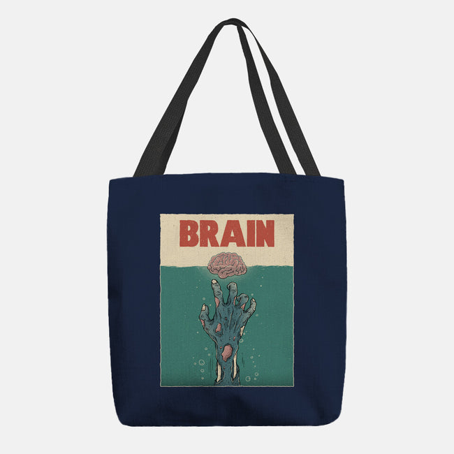 Brain Movie Poster-None-Basic Tote-Bag-GODZILLARGE
