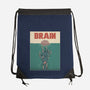 Brain Movie Poster-None-Drawstring-Bag-GODZILLARGE