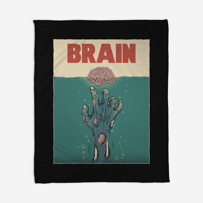 Brain Movie Poster-None-Fleece-Blanket-GODZILLARGE