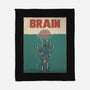 Brain Movie Poster-None-Fleece-Blanket-GODZILLARGE