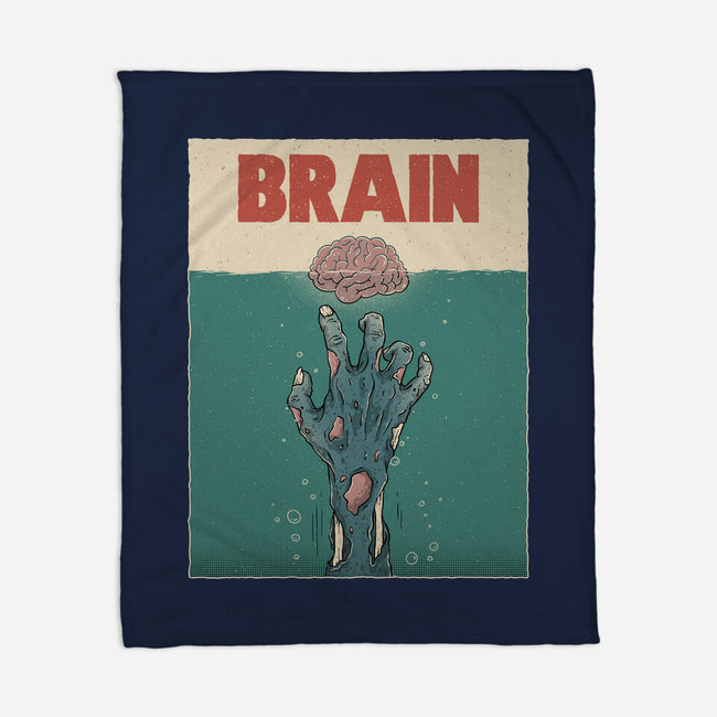 Brain Movie Poster-None-Fleece-Blanket-GODZILLARGE