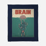 Brain Movie Poster-None-Fleece-Blanket-GODZILLARGE