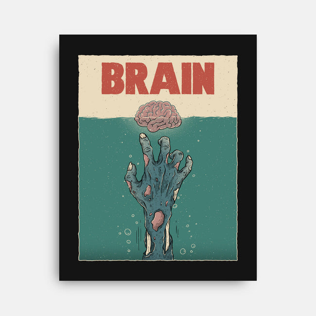 Brain Movie Poster-None-Stretched-Canvas-GODZILLARGE