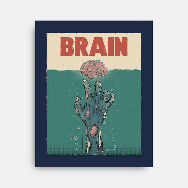 Brain Movie Poster-None-Stretched-Canvas-GODZILLARGE