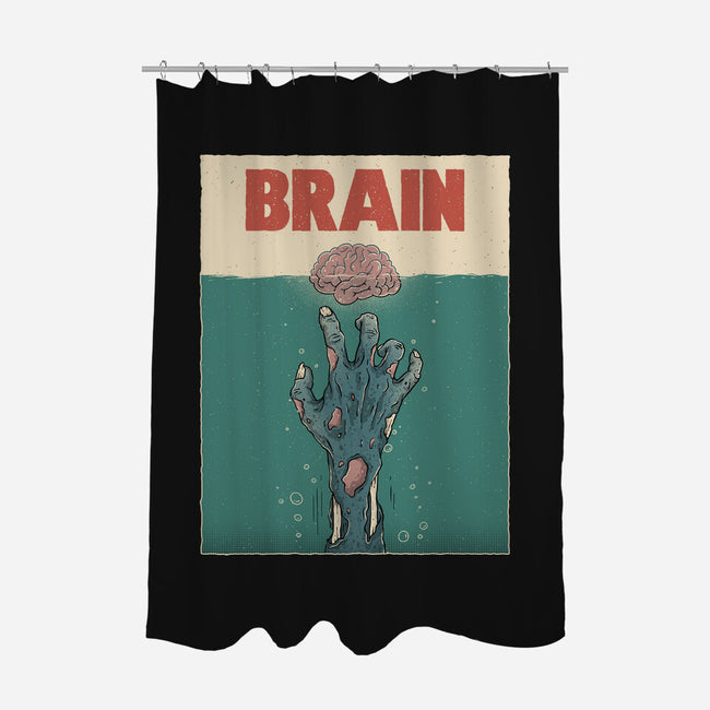 Brain Movie Poster-None-Polyester-Shower Curtain-GODZILLARGE