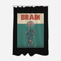 Brain Movie Poster-None-Polyester-Shower Curtain-GODZILLARGE