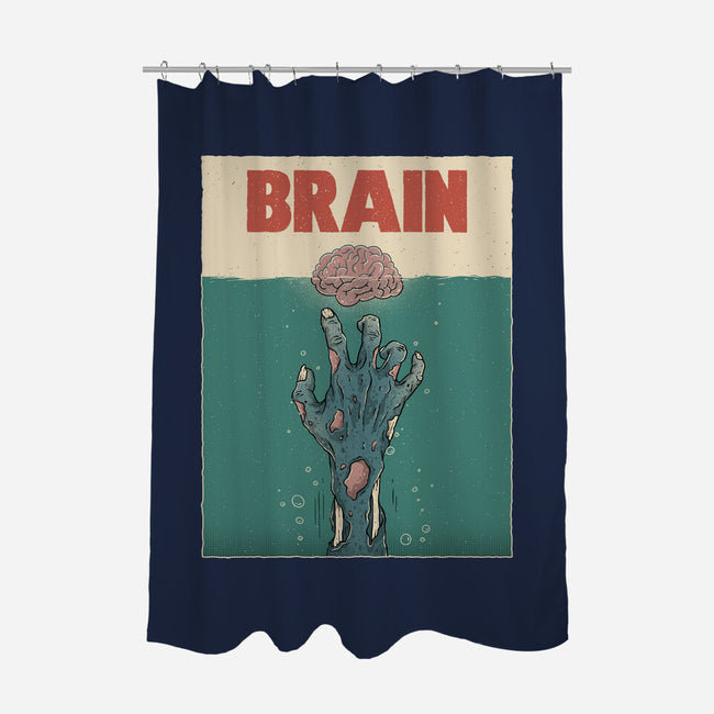 Brain Movie Poster-None-Polyester-Shower Curtain-GODZILLARGE
