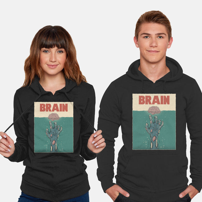 Brain Movie Poster-Unisex-Pullover-Sweatshirt-GODZILLARGE