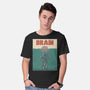 Brain Movie Poster-Mens-Basic-Tee-GODZILLARGE