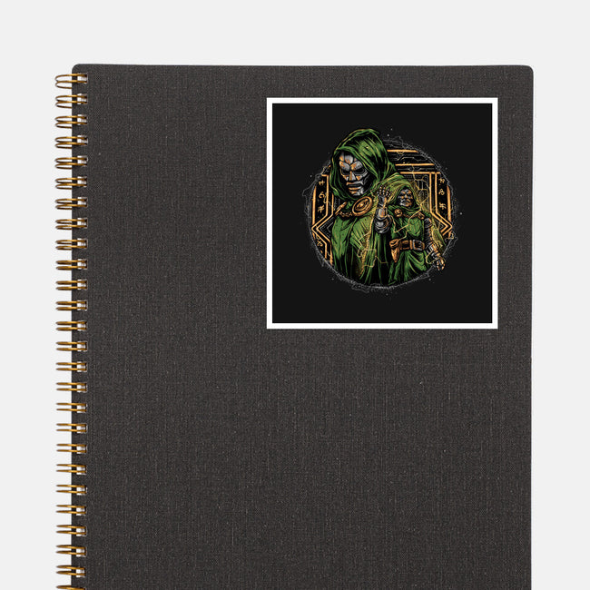 The Force Of Doom-None-Glossy-Sticker-glitchygorilla