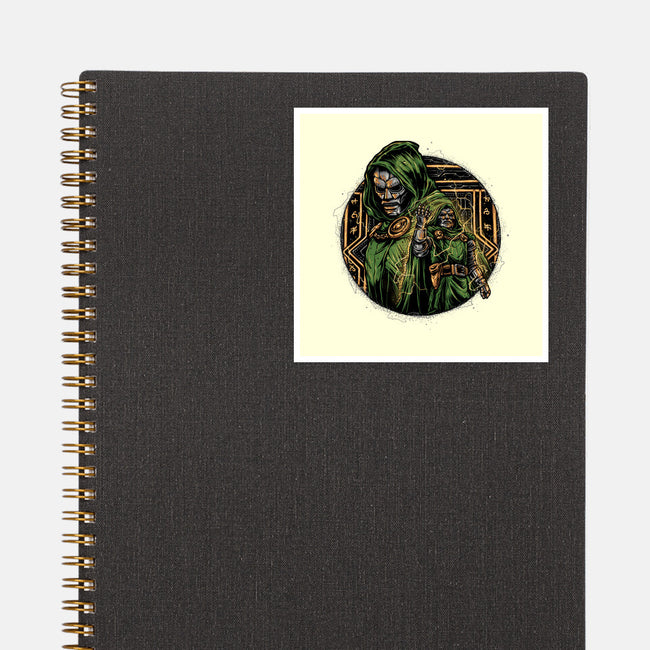 The Force Of Doom-None-Glossy-Sticker-glitchygorilla