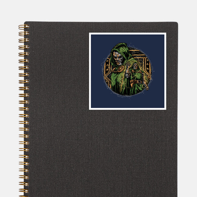 The Force Of Doom-None-Glossy-Sticker-glitchygorilla