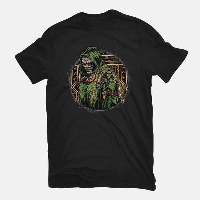 The Force Of Doom-Mens-Basic-Tee-glitchygorilla