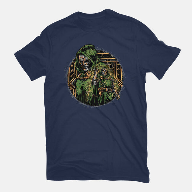 The Force Of Doom-Womens-Fitted-Tee-glitchygorilla