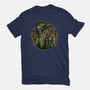 The Force Of Doom-Womens-Fitted-Tee-glitchygorilla
