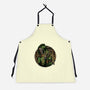 The Force Of Doom-Unisex-Kitchen-Apron-glitchygorilla