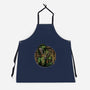 The Force Of Doom-Unisex-Kitchen-Apron-glitchygorilla