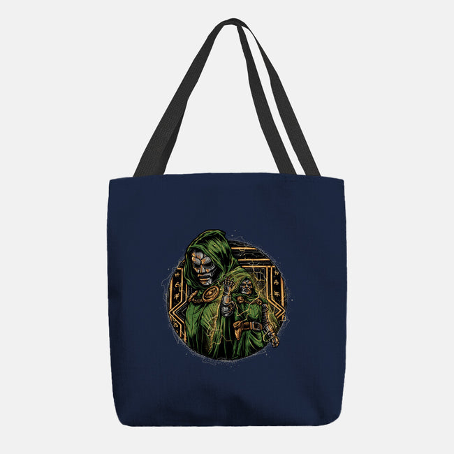 The Force Of Doom-None-Basic Tote-Bag-glitchygorilla