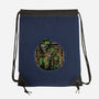 The Force Of Doom-None-Drawstring-Bag-glitchygorilla