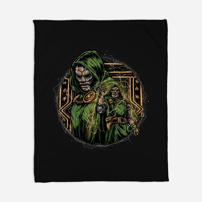 The Force Of Doom-None-Fleece-Blanket-glitchygorilla