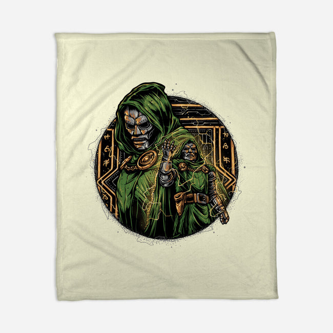 The Force Of Doom-None-Fleece-Blanket-glitchygorilla