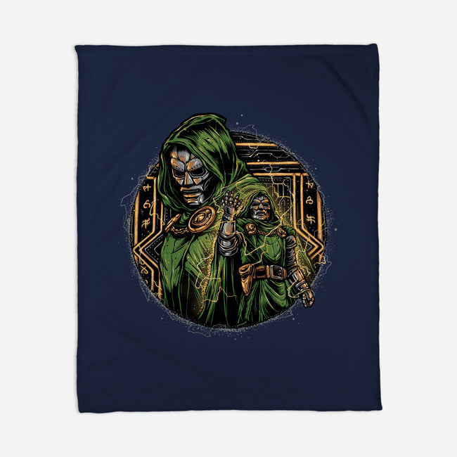 The Force Of Doom-None-Fleece-Blanket-glitchygorilla
