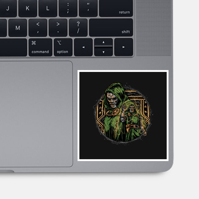 The Force Of Doom-None-Glossy-Sticker-glitchygorilla