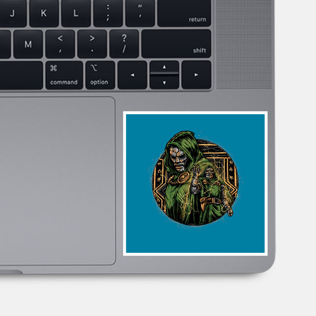 The Force Of Doom-None-Glossy-Sticker-glitchygorilla
