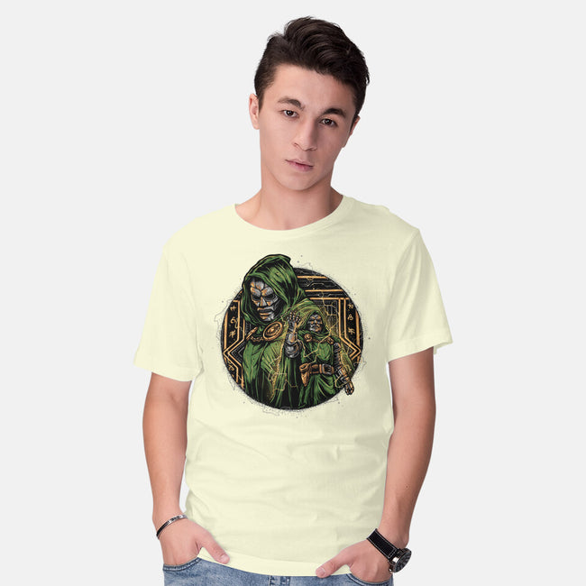The Force Of Doom-Mens-Basic-Tee-glitchygorilla