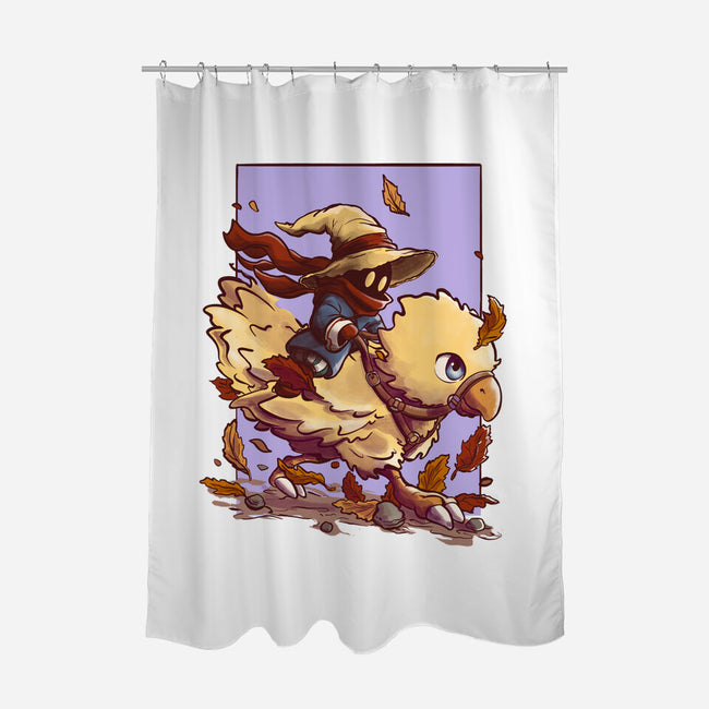 Magic Rider-None-Polyester-Shower Curtain-fanfabio