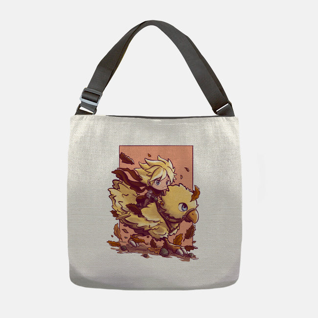 Cloud Rider-None-Adjustable Tote-Bag-fanfabio