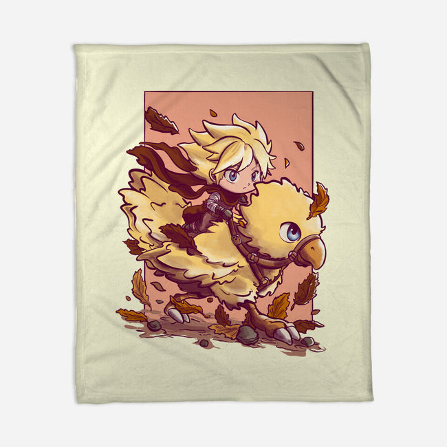Cloud Rider-None-Fleece-Blanket-fanfabio