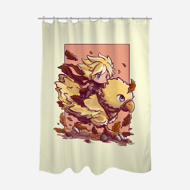 Cloud Rider-None-Polyester-Shower Curtain-fanfabio