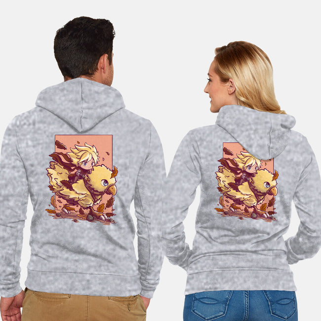 Cloud Rider-Unisex-Zip-Up-Sweatshirt-fanfabio
