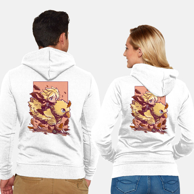 Cloud Rider-Unisex-Zip-Up-Sweatshirt-fanfabio