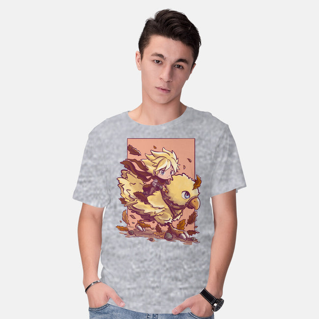 Cloud Rider-Mens-Basic-Tee-fanfabio