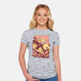 Cloud Rider-Womens-Fitted-Tee-fanfabio