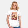 Cloud Rider-Womens-Fitted-Tee-fanfabio