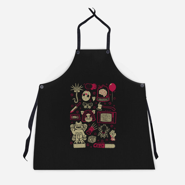 Horror Movie Fan-Unisex-Kitchen-Apron-xMorfina
