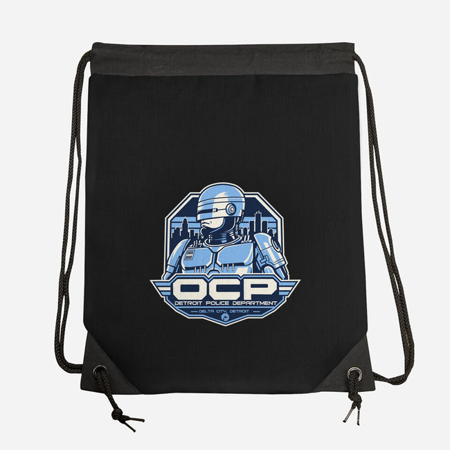 Detroit Police Department-None-Drawstring-Bag-CarloJ1956