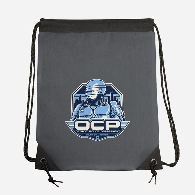 Detroit Police Department-None-Drawstring-Bag-CarloJ1956