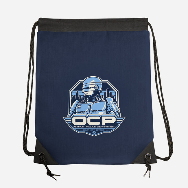 Detroit Police Department-None-Drawstring-Bag-CarloJ1956