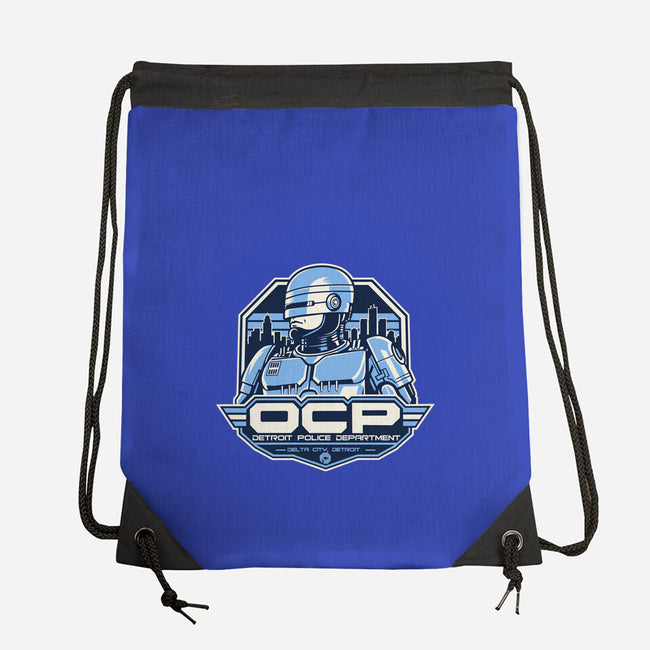 Detroit Police Department-None-Drawstring-Bag-CarloJ1956
