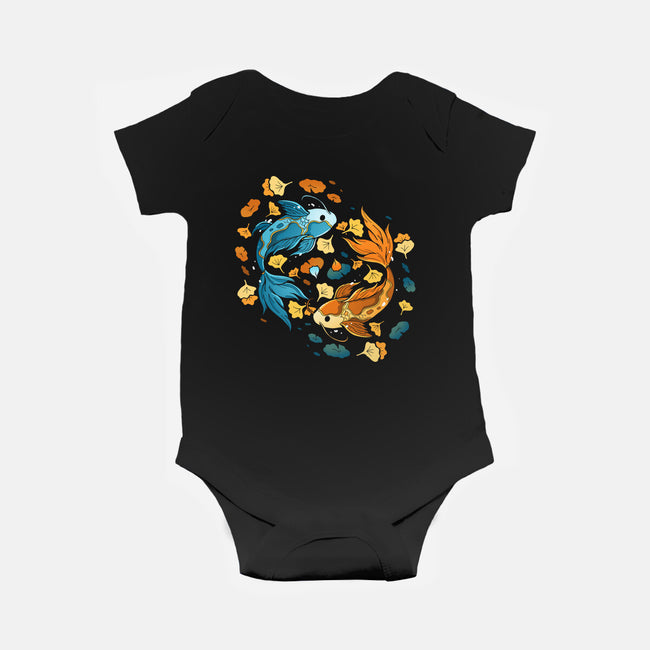 Ying Yang Koi-Baby-Basic-Onesie-Vallina84